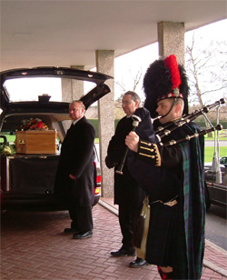 Cambridge Bagpiper