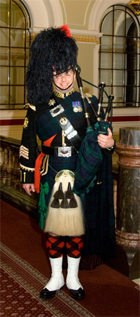 Cambridge Bagpiper