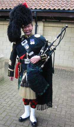 Cambridge Bagpiper