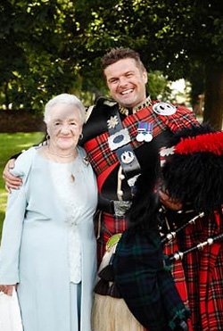 Cambridge Bagpiper