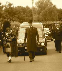 Cambridge Bagpiper