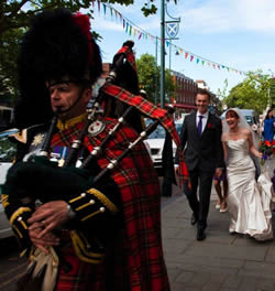 Cambridge Bagpiper