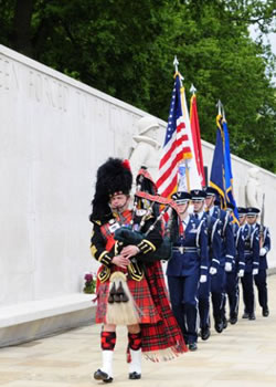 Cambridge Bagpiper