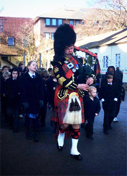 Cambridge Bagpiper