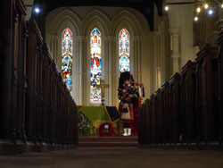 Cambridge Bagpiper