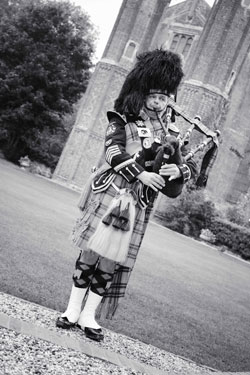 Cambridge Bagpiper