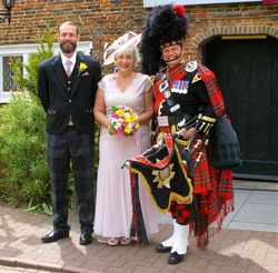 Cambridge Bagpiper