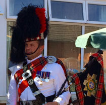 Cambridge Bagpiper